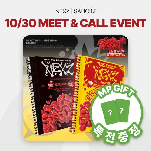 [Hallyu4U - Fansign] (10/30) MusicPlant - NEXZ / [SAUCIN’] (BLACK ver. / YELLOW ver.) [Offline Fansign Event]