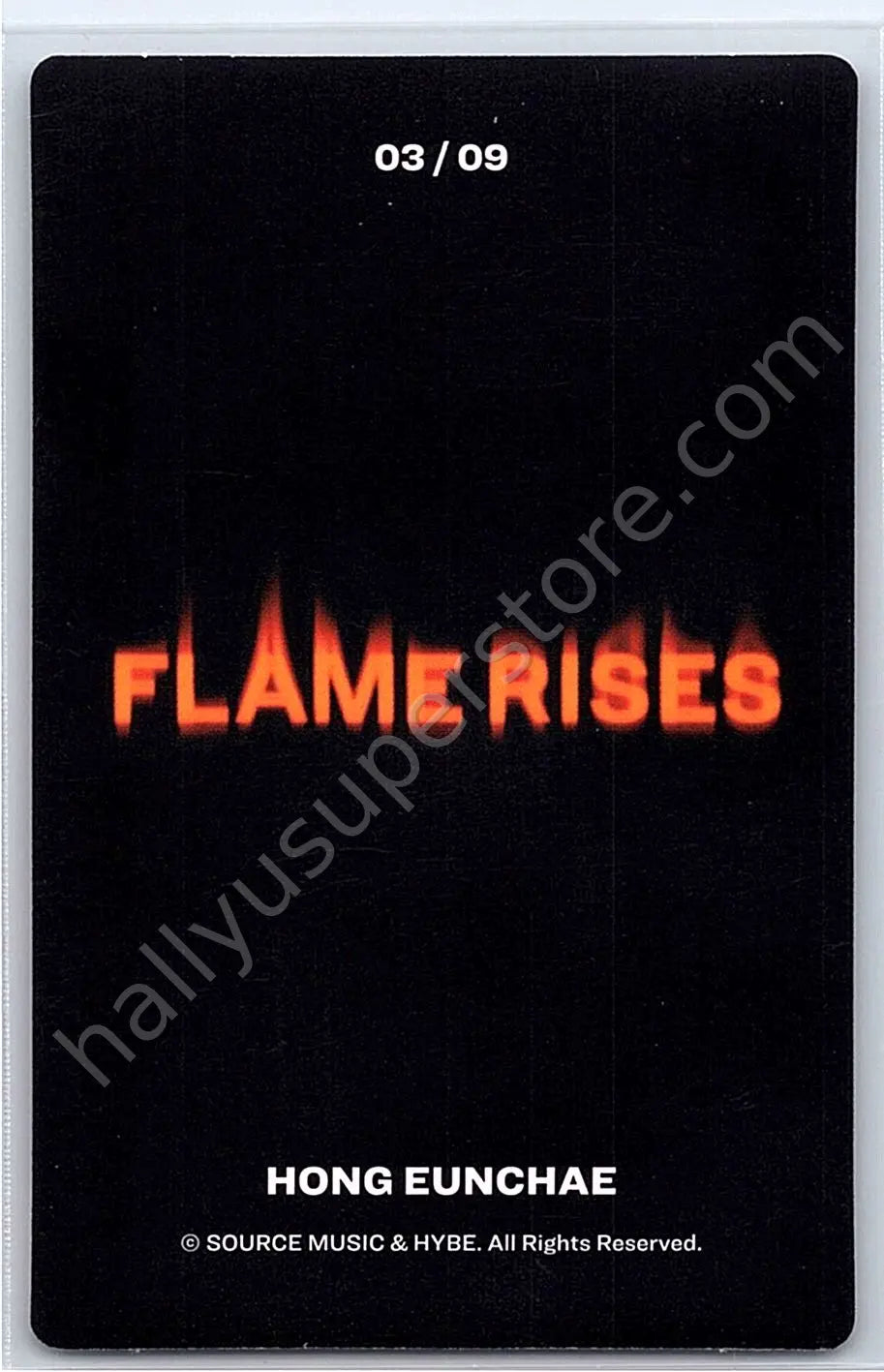 LE SSERAFIM - Hong Eunchae -  Flame Rises Tour (2023) Event mini photocard 3/9