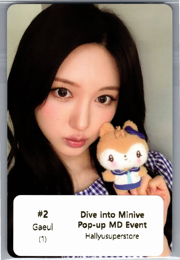 IVE - "Dive into Minive" POP-UP Store Official MD Event Photocard [26.07.30]