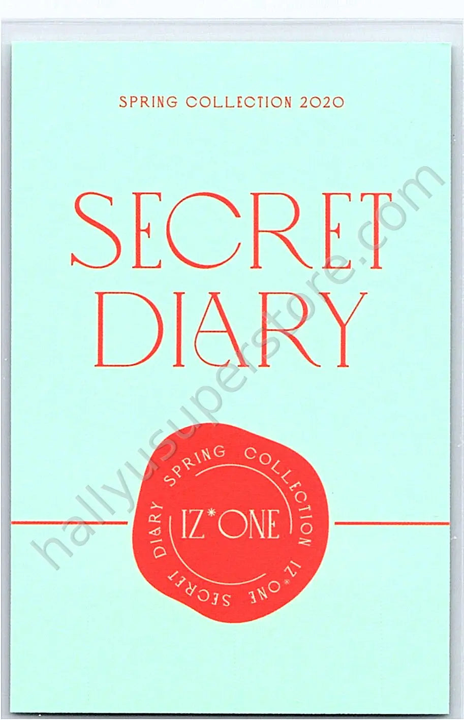IZ*ONE - Wonyoung - SPRING COLLECTION 2020 “SECRET DIARY” calendar version polaroid set