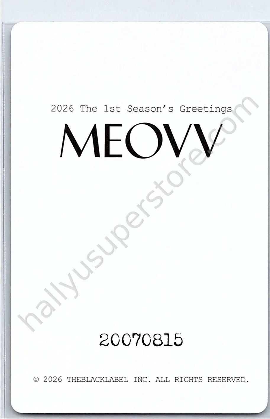 MEOVV - Narin - 2026 Season’s Greetings season&