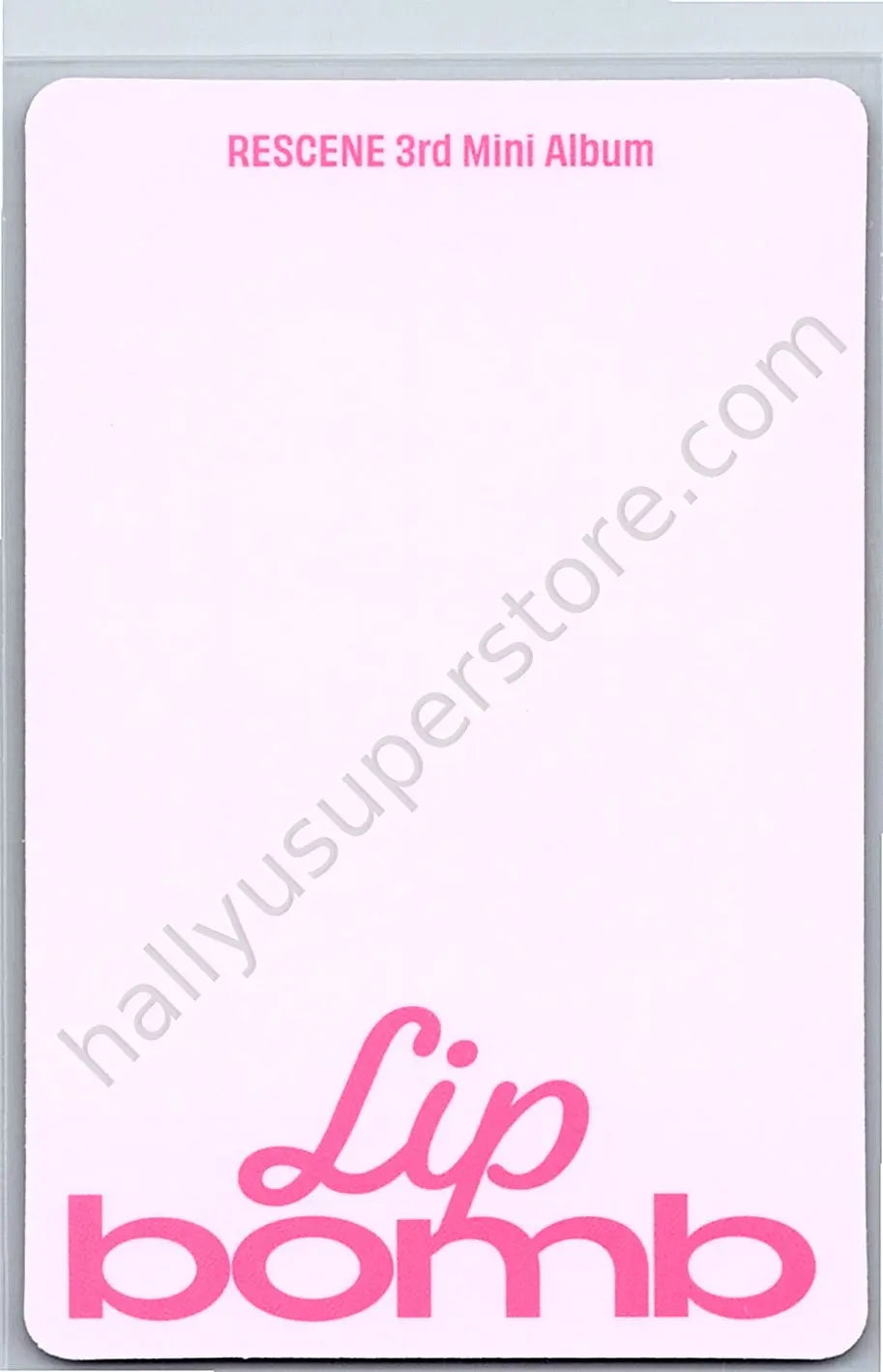 RESCENE - May - lip bomb album photocard qr version tint version