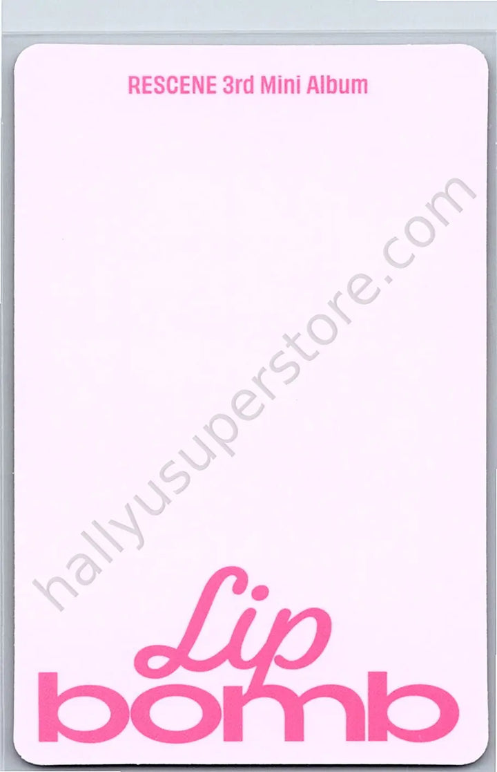 RESCENE - May - lip bomb album photocard qr version tint version
