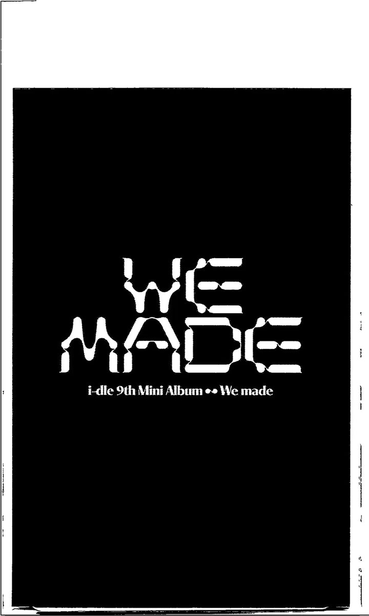 I-DLE "We made" - Apple Music Drink Event Photocard, Polaroid type Photocard [26.07.09]