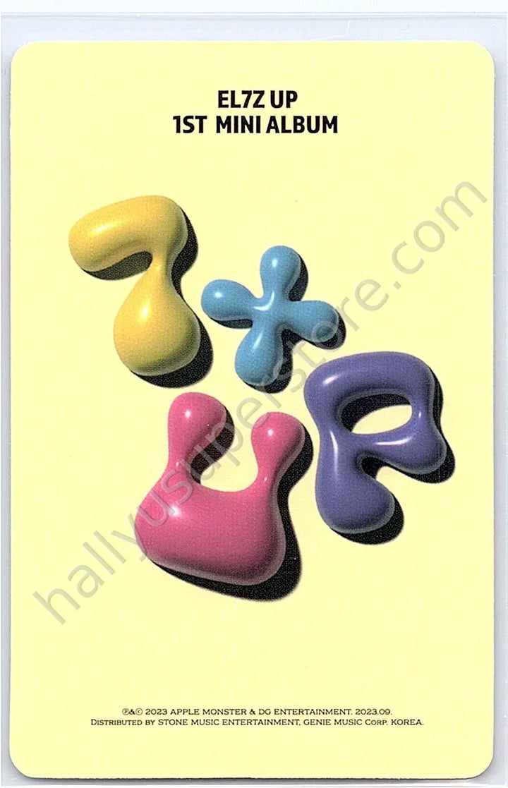 EL7Z UP - Hwiseo - 7+Up album photocard puzzle version