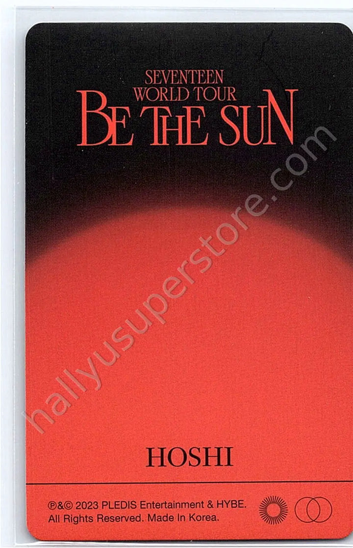SEVENTEEN - Hoshi - [BE THE SUN] WORLD TOUR digicode version korea