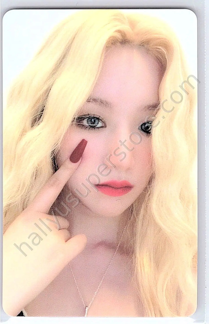 i-dle - Shuhua - I Love lucky draw (LD) pvc card round 1 withmuu