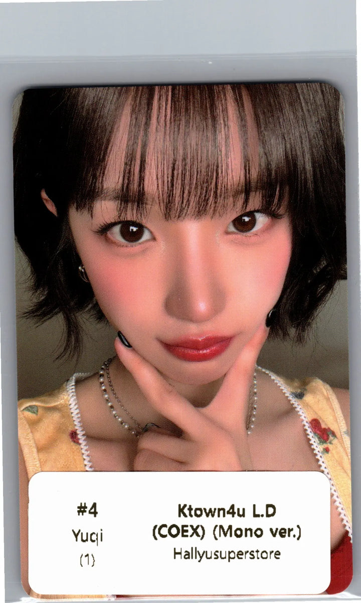 I-DLE "We made" - Ktown4U Lucky Draw Event Photocard (COEX)(Mono Ver.) [26.07.07]