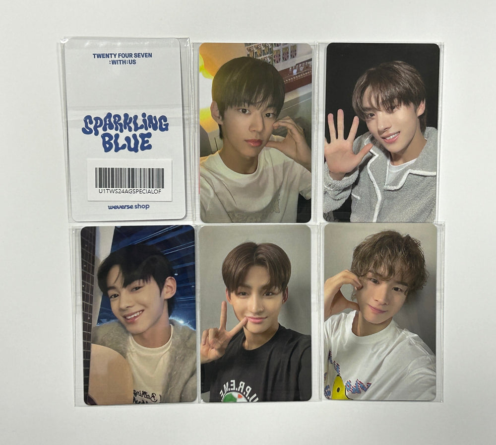 TWS "Sparkling Blue" 1st Mini -   Weverse Shop Fansign Event Photocard [24.3.7] - HALLYUSUPERSTORE