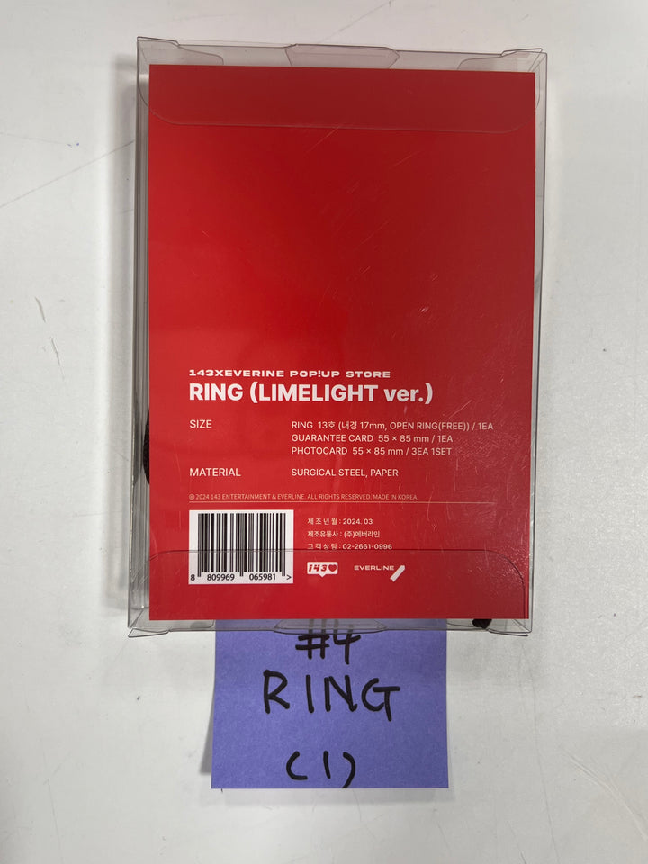 LIMELIGHT - "143 POP! Up Store" Official MD (Message Pop-Up Card, Sticker Pack, Acrylic Keyring, Mini Pouch, Ring) [24.03.08] - HALLYUSUPERSTORE