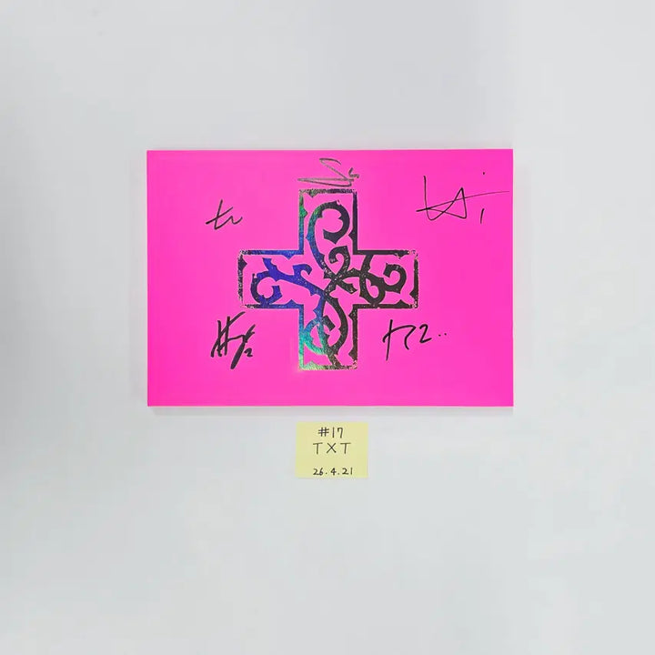 TXT "7TH YEAR: 가시덤불에 잠시 바람이 멈췄을 때 " - Hand Autographed(Signed) Promo Album (2) [26.04.21]