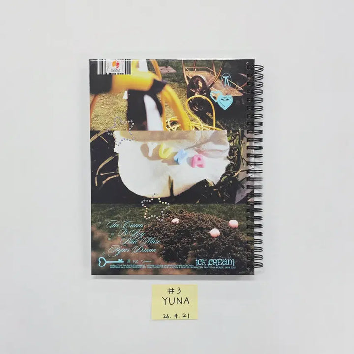YUNA (of ITZY) "Ice Cream" - Hand Autographed(Signed) Promo Album [26.04.21]
