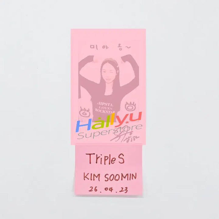 SooMin (of TripleS) - Hand Autographed(Signed) Polaroid [26.04.23]