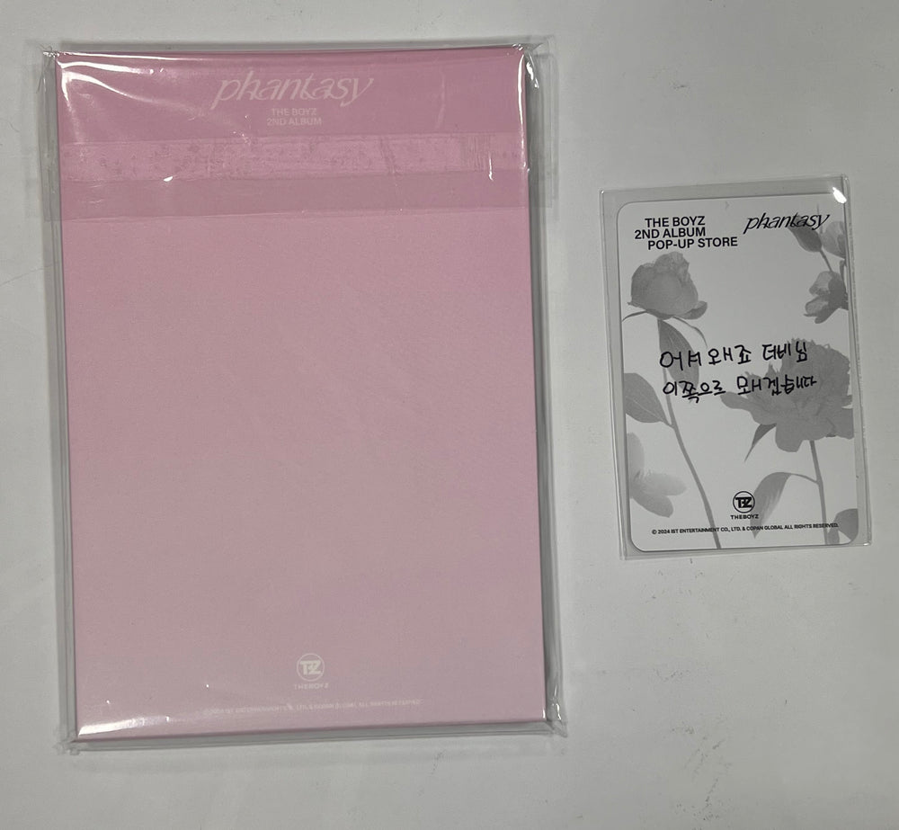 The Boyz "Phantasy" - Pop-Up Store Event Welcome kit, Withmuu Lucky Draw Event Photocard [24.4.5] - HALLYUSUPERSTORE