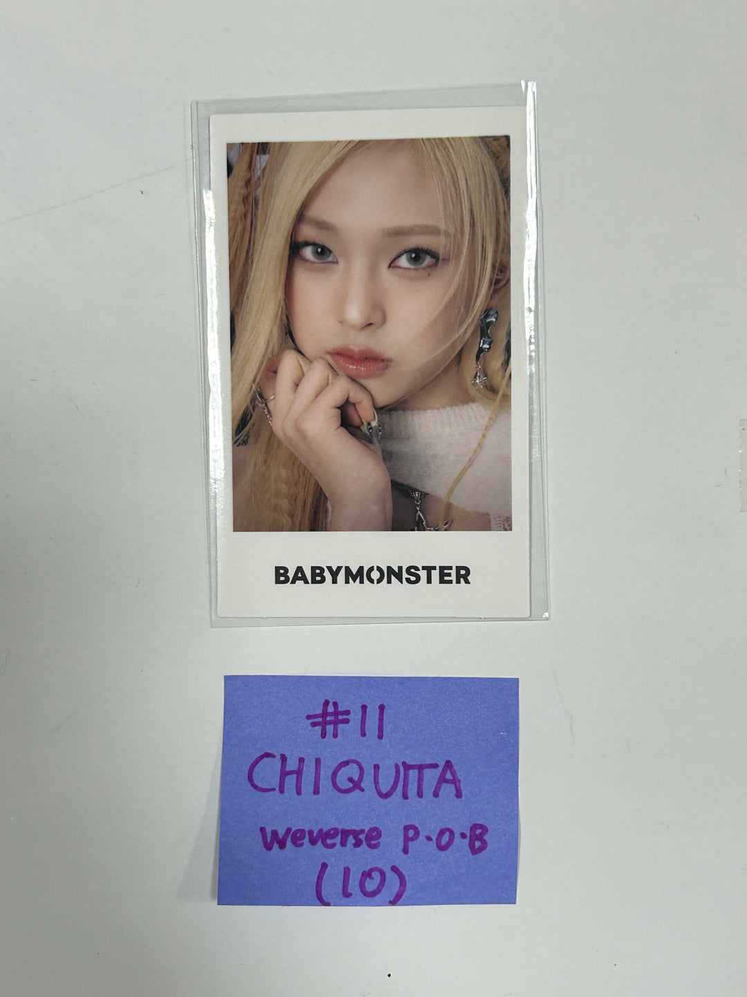 BABYMONSTER "BABYMONS7ER" - Weverse Shop Pre-Order Benefit Polaroid Type Photocard, Photo Stand [Restocked 4/18]  [24.4.3] - HALLYUSUPERSTORE
