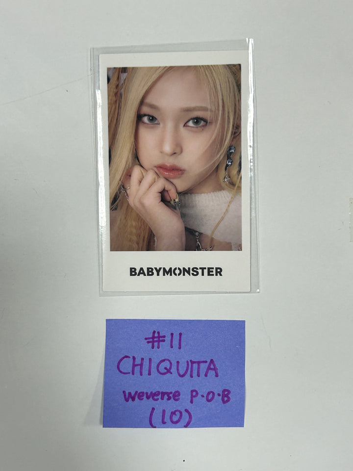 BABYMONSTER "BABYMONS7ER" - Weverse Shop Pre-Order Benefit Polaroid Type Photocard, Photo Stand [Restocked 4/18]  [24.4.3] - HALLYUSUPERSTORE