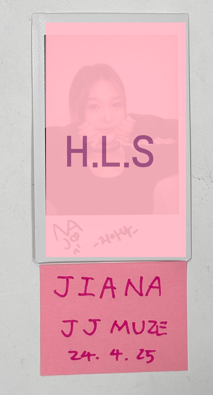 JIANA (Of YOUNG POSSE) "XXL"  - Hand Autographed(Signed) Polaroid [24.4.25] - HALLYUSUPERSTORE