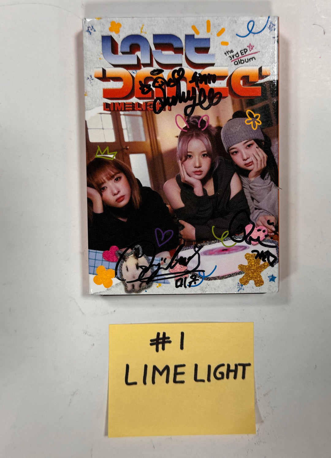 NMIXX "Fe3O4: BREAK", (g) I-DLE "2", LIMELIGHT "Last Dance" - Hand Autographed(Signed) Album [24.4.25] - HALLYUSUPERSTORE