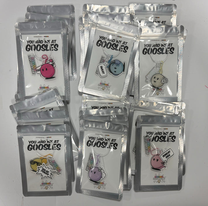 [ZEROBASEONE X GOOSLES] "HELLO ZEROSE! HELLO GOOSLES!" - Official Keyring [24.5.10] - HALLYUSUPERSTORE