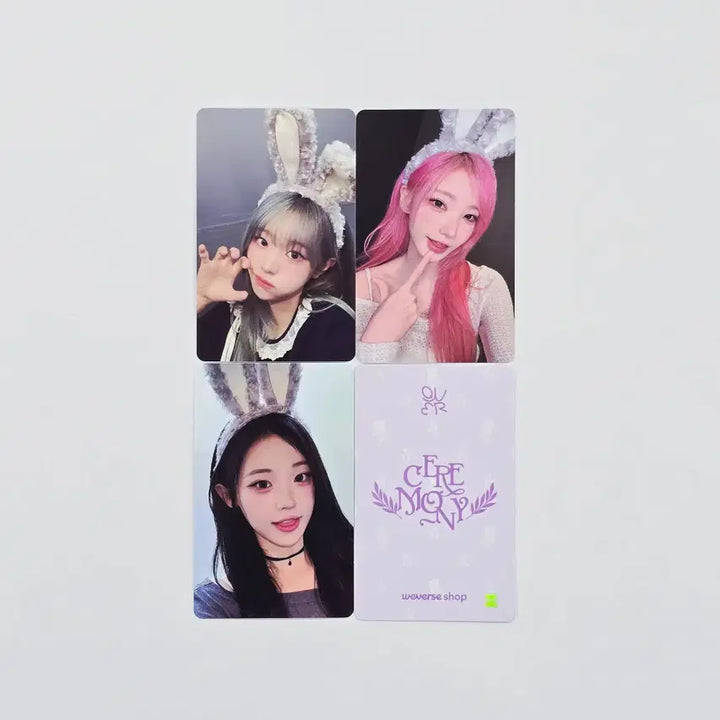 QWER "CEREMONY" - Weverse Shop Lucky Draw Event Photocard (Booklet Ver.) [26.04.28]
