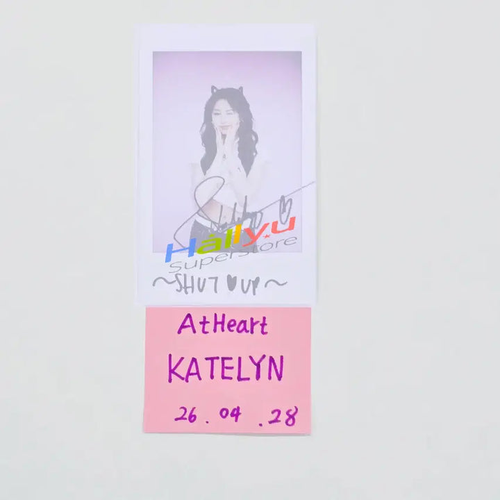 KATELYN (of AtHeart) - Hand Autographed(Signed) Polaroid [26.04.28]