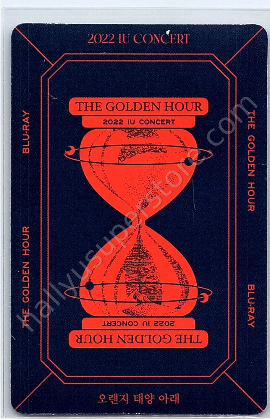 IU - IU - IU - IU - 2022 IU CONCERT <The Golden Hour : Under the Orange Sun> DVD/Blu-ray Other bluray version photocard set