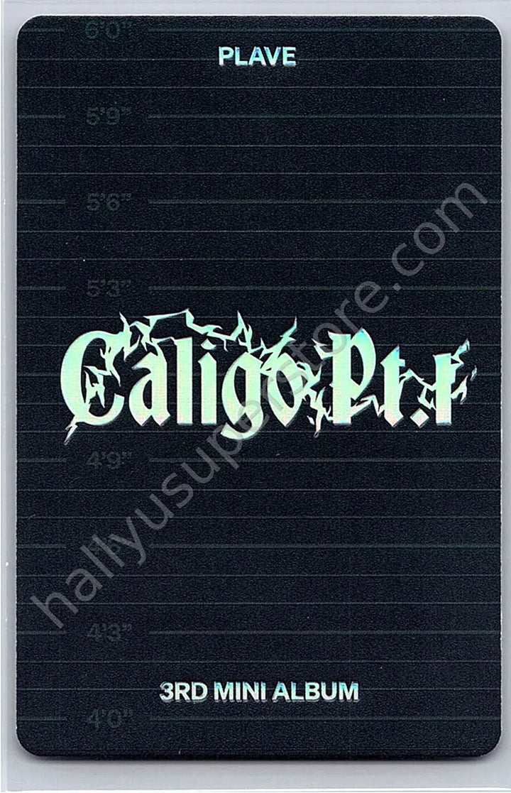 PLAVE - Eunho - Caligo Pt.1 fugitive version starshard photocard