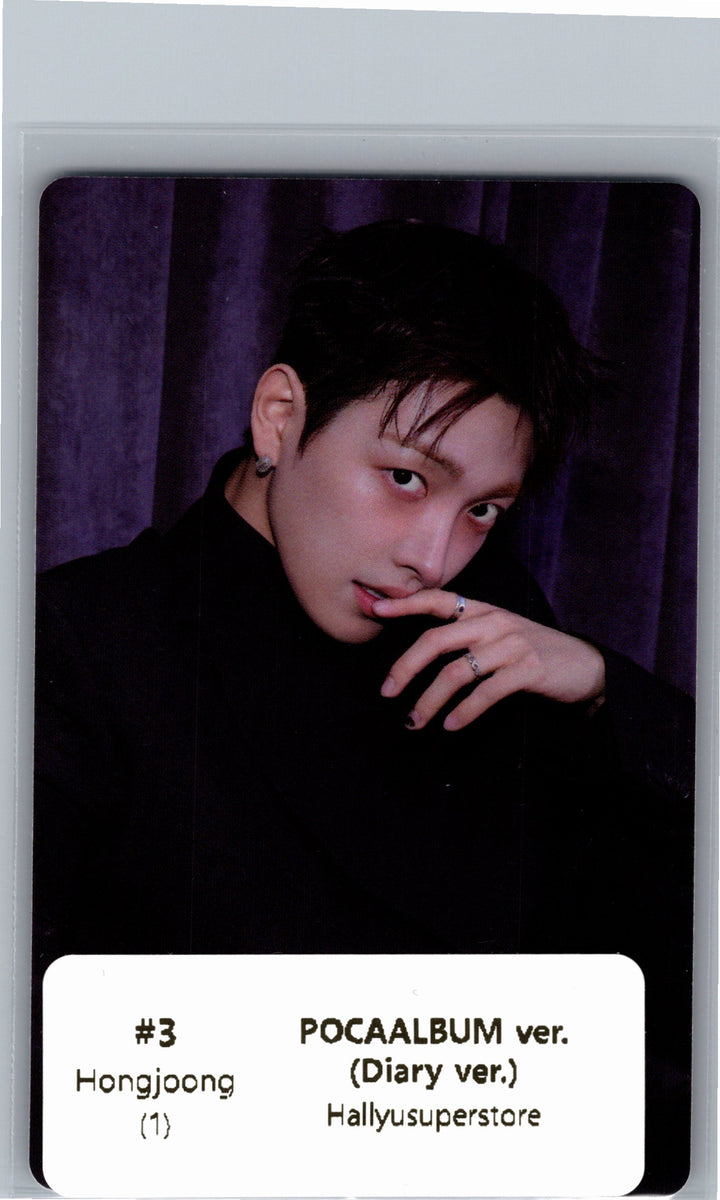 ATEEZ "GOLDEN HOUR : Part.5" - Official Photocard (POCAALBUM ver.)(Diary ver.) [26.06.26]