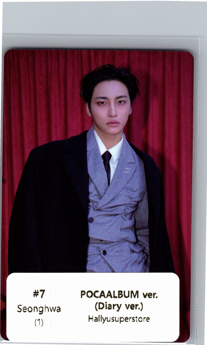 ATEEZ "GOLDEN HOUR : Part.5" - Official Photocard (POCAALBUM ver.)(Diary ver.) [26.06.26]
