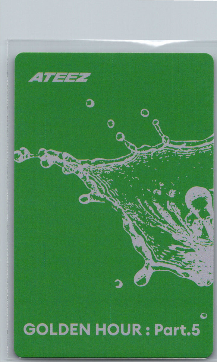 ATEEZ "GOLDEN HOUR : Part.5" - Official Photocard (POCAALBUM ver.)(Diary ver.) [26.06.26]