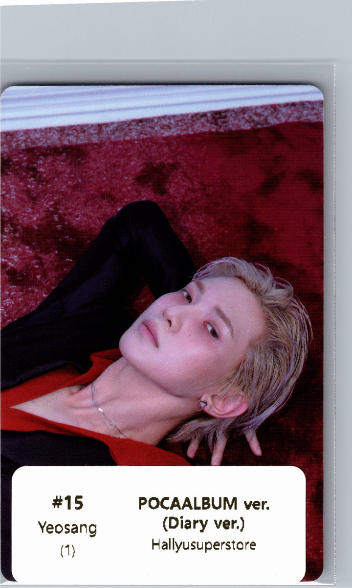 ATEEZ "GOLDEN HOUR : Part.5" - Official Photocard (POCAALBUM ver.)(Diary ver.) [26.06.26]