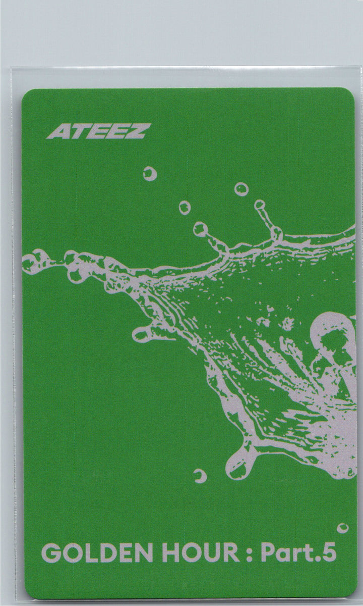 ATEEZ "GOLDEN HOUR : Part.5" - Official Photocard (POCAALBUM ver.)(Diary ver.) [26.06.26]