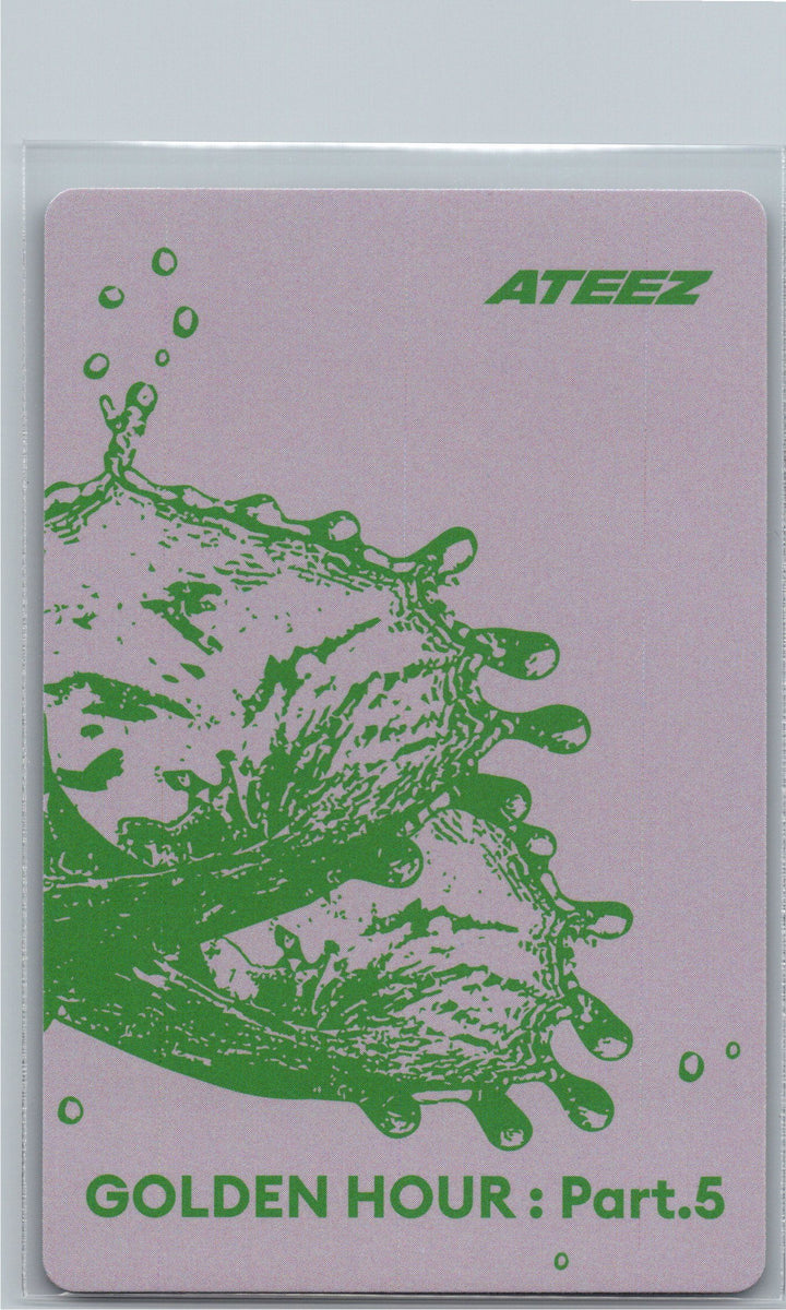 ATEEZ "GOLDEN HOUR : Part.5" - Official Photocard (POCAALBUM ver.)(Diary ver.) [26.06.26]
