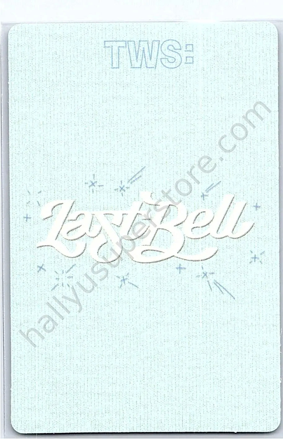 TWS - Kyungmin - Last Bell A version album photocard compact version