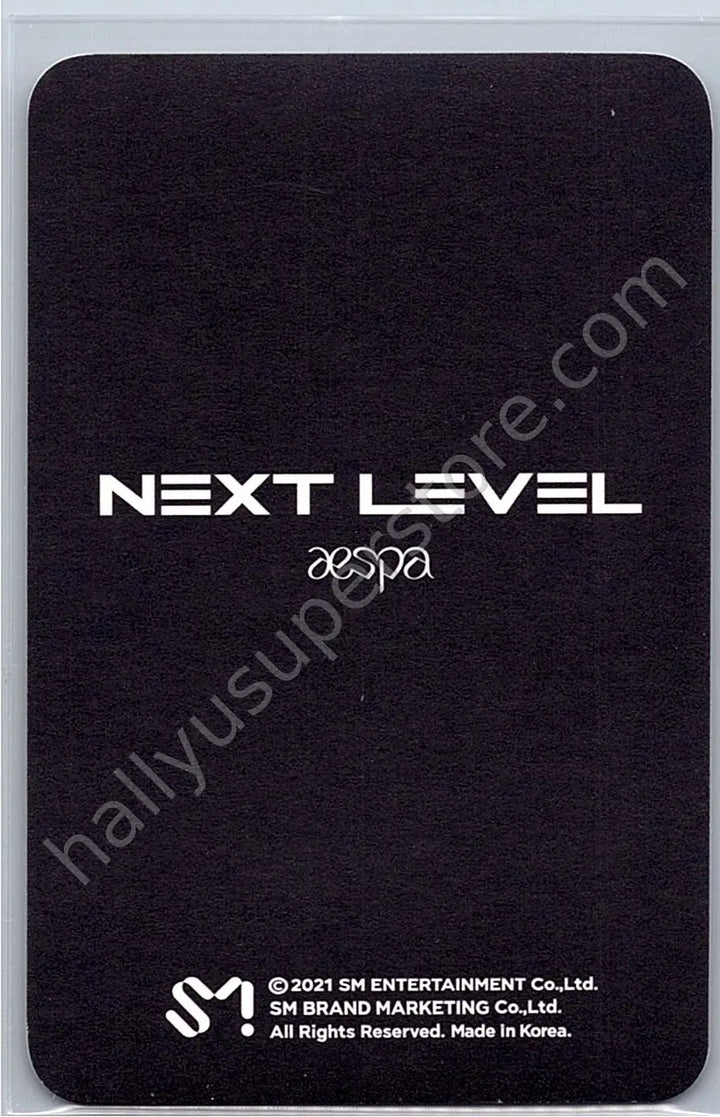 aespa - Winter - Next Level holographic (hologram) merch photocard