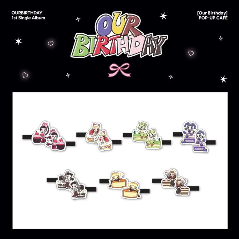 [Pre-Order] OURBIRTHDAY - [Our Birthday] POP-UP MD (ACRYLIC HAIRPIN)