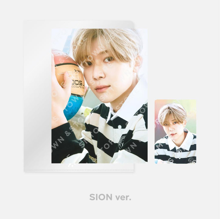 NCT Wish - "Wish Station" Official MD (4x6 Photo, Postcard + Hologram Photocard) - HALLYUSUPERSTORE