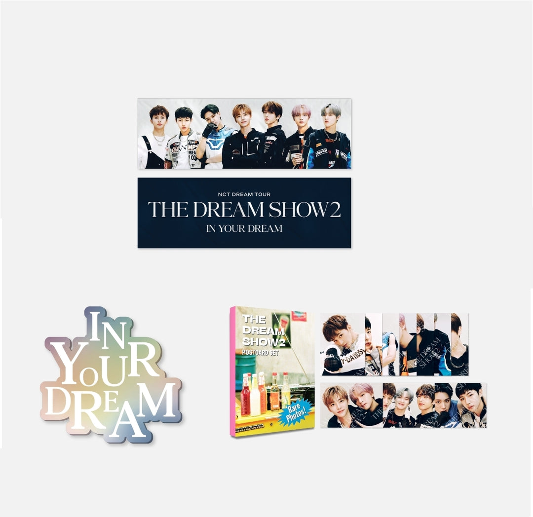 NCT Dream Tour - "The Dream Show 2 : In Your Dream" Official MD (Slogan, Badge, Postcard Set) - HALLYUSUPERSTORE