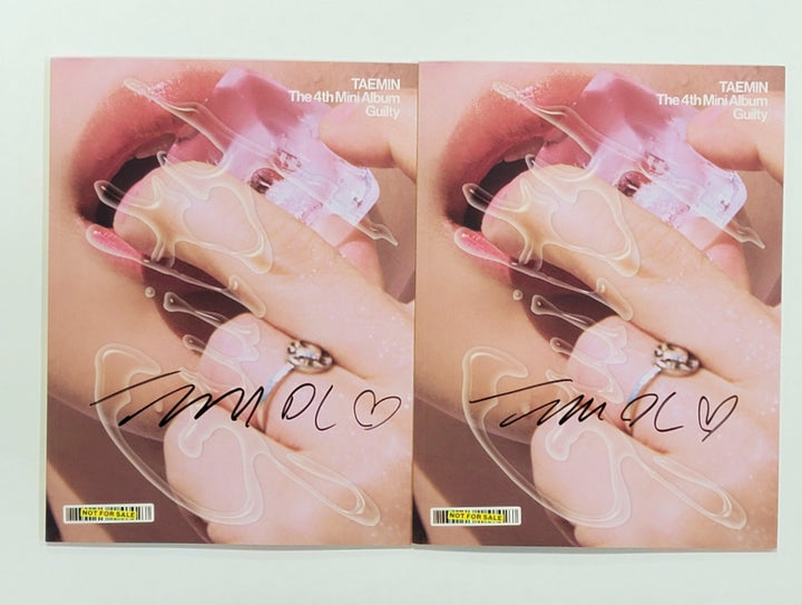 Taemin (of SHINee) 4th Mini "Guilty" - Hand Autographed(Signed) Promo Album [23.11.06] - HALLYUSUPERSTORE