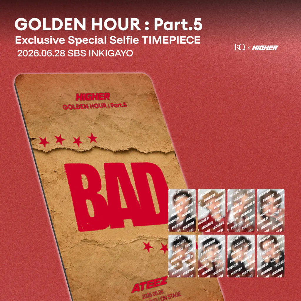 [Pre-Order] ATEEZ - GOLDEN HOUR : Part.5 BAD : Special Selfie Confirmed Package