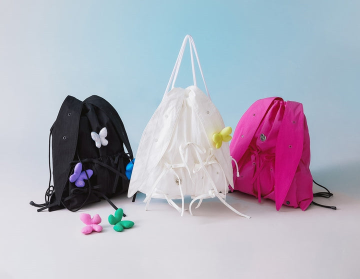 NewJeans x Coller Rabbit String Bag (SNOW WHITE)