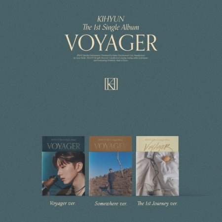 [B2B] KIHYUN (MONSTA X) - VOYAGER (1st Single Album) / (The 1st Journey. ver) 기현 (KIHYUN) - VOYAGER (1ST 싱글앨범)