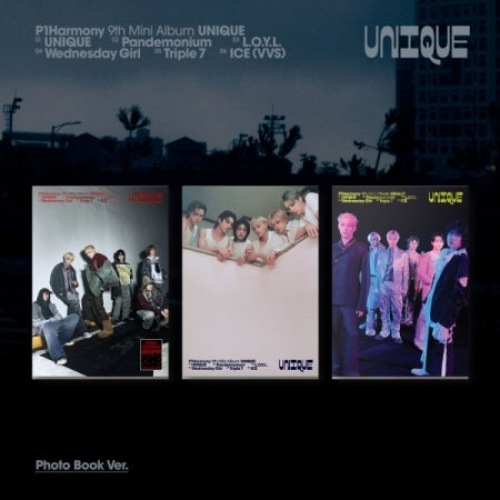 [B2B] P1Harmony (피원하모니) - Vol. 9 [UNIQUE] (Photobook Ver.) / [쇼핑몰] 피원하모니 (P1Harmony - 미니 9집 [UNIQUE] (Photobook Ver.)
