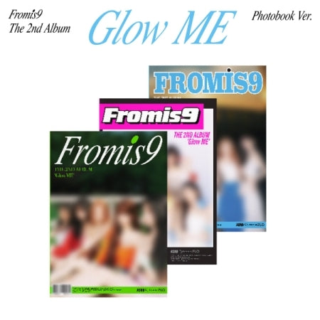 [B2B] fromis_9 - Vol. 2 [Glow ME] (Photobook Ver.) (Random Ver. from 3 types) / [쇼핑몰] 프로미스나인 - 정규 2집 [Glow ME] (Photobook Ver.) 3종 중 랜덤