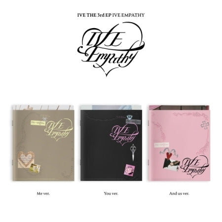 [B2B] IVE (아이브) - EP 3집 [IVE EMPATHY] (First Press, POB Photocard Included, Folded Poster Included) (*loved ive ver excluded, 3 types) / [쇼핑몰] [초판] 아이브 (IVE) - EP 3집 [IVE EMPATHY] 특전포함 *loved ive ver 제외 3종