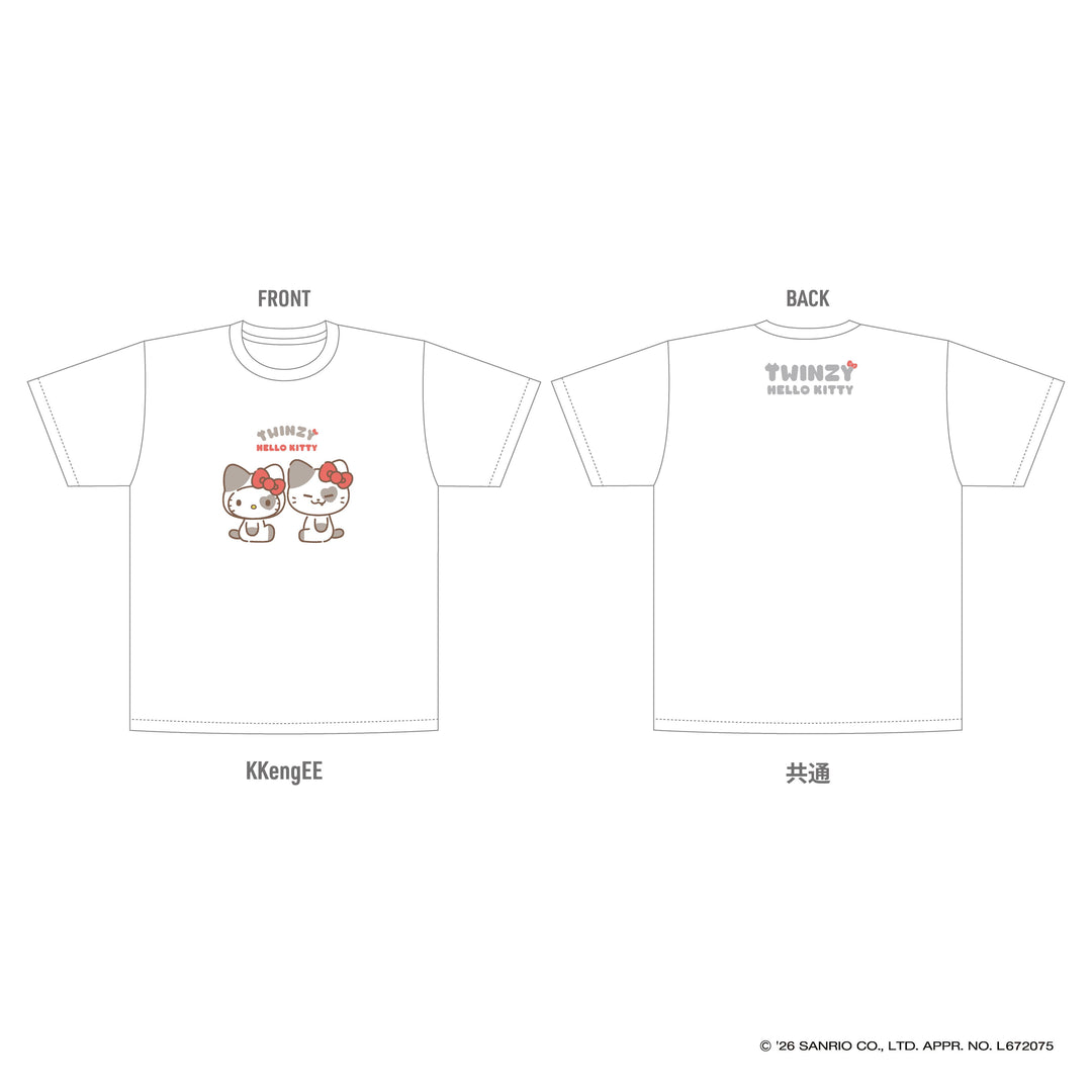 [Pre-Order] ITZY - TWINZY×HELLO KITTY (T-shirt)
