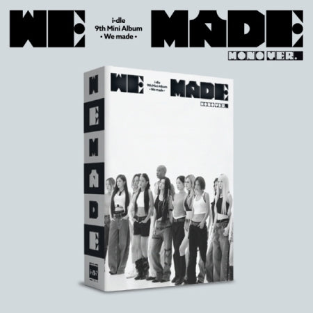 [B2B] [First Press] (G)I-DLE - 9th Mini Album [I NEVER DIE] (Mono Ver.) / (Mono Ver.) i-dle (아이들) - 미니 9집 [We made]