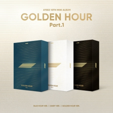 [B2B] ATEEZ - GOLDEN HOUR : Part.1 (Black Ver. Sold Out) [Special Price] / (3종) (특가)에이티즈 (ATEEZ) - 미니 10집 [GOLDEN HOUR : Part.1] 블랙 버전 품절