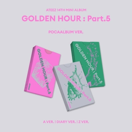 [B2B] ATEEZ - 14th Mini Album [GOLDEN HOUR : Part.5] (POCAALBUM) / (3종) 에이티즈 (ATEEZ) - 미니 14집 [GOLDEN HOUR : Part.5] (POCAALBUM)