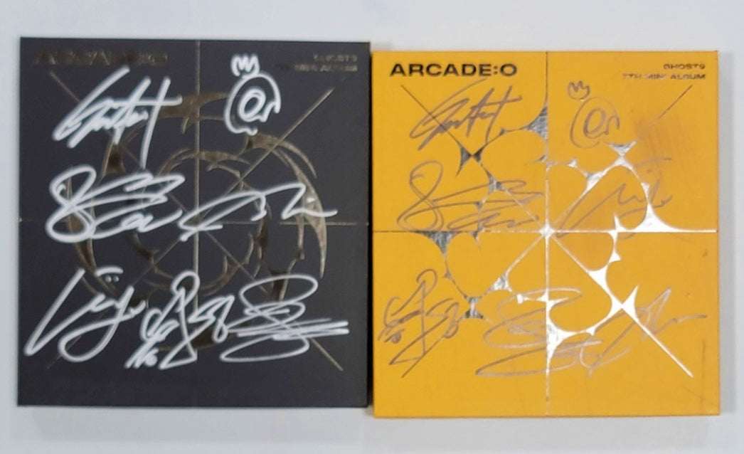 Ghost9 7th Mini "Arcade : O" - Hand Autographed(Signed) Promo Album [23.11.06] - HALLYUSUPERSTORE